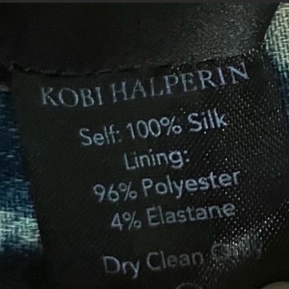 Kobi Halperin Silk Halter Dress with Gradient Design - Picture 9 of 16